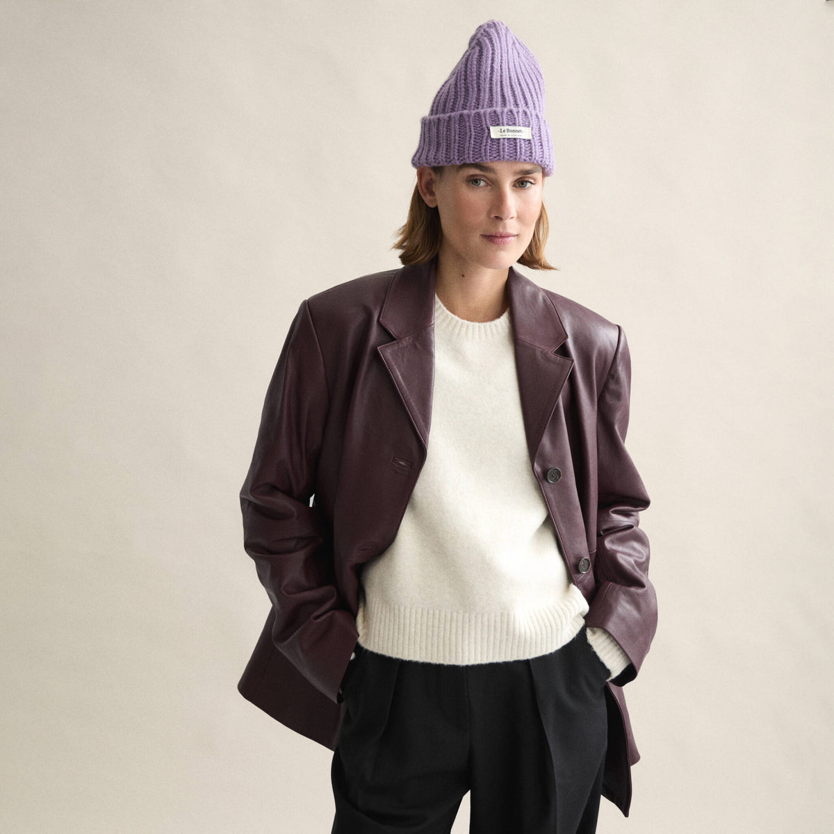 Le Bonnet Beanie Logo - Lavender