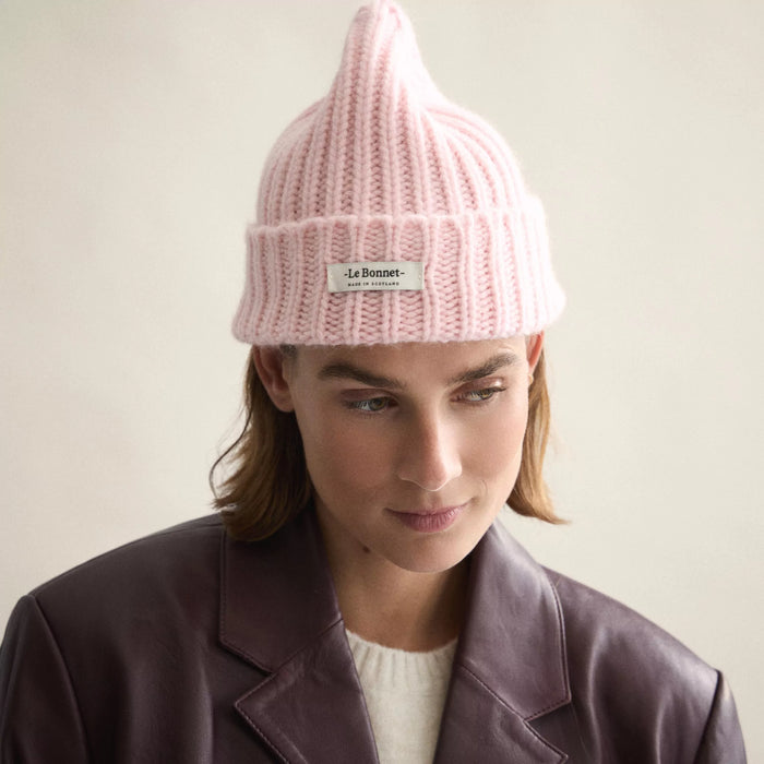 Le Bonnet Beanie Logo - Blush
