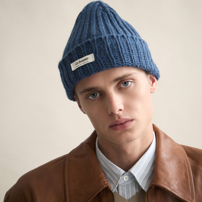 Le Bonnet Beanie Logo - Steel