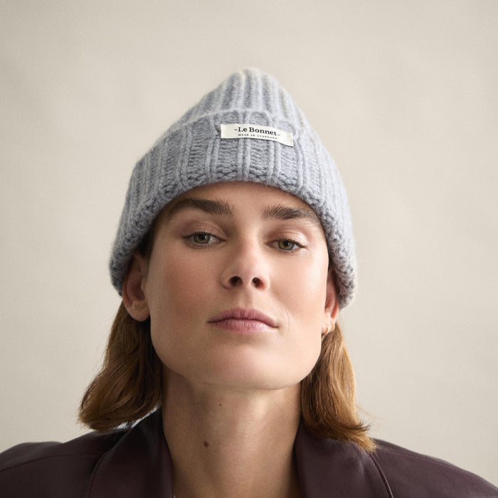 Le Bonnet Beanie Logo - Smoke