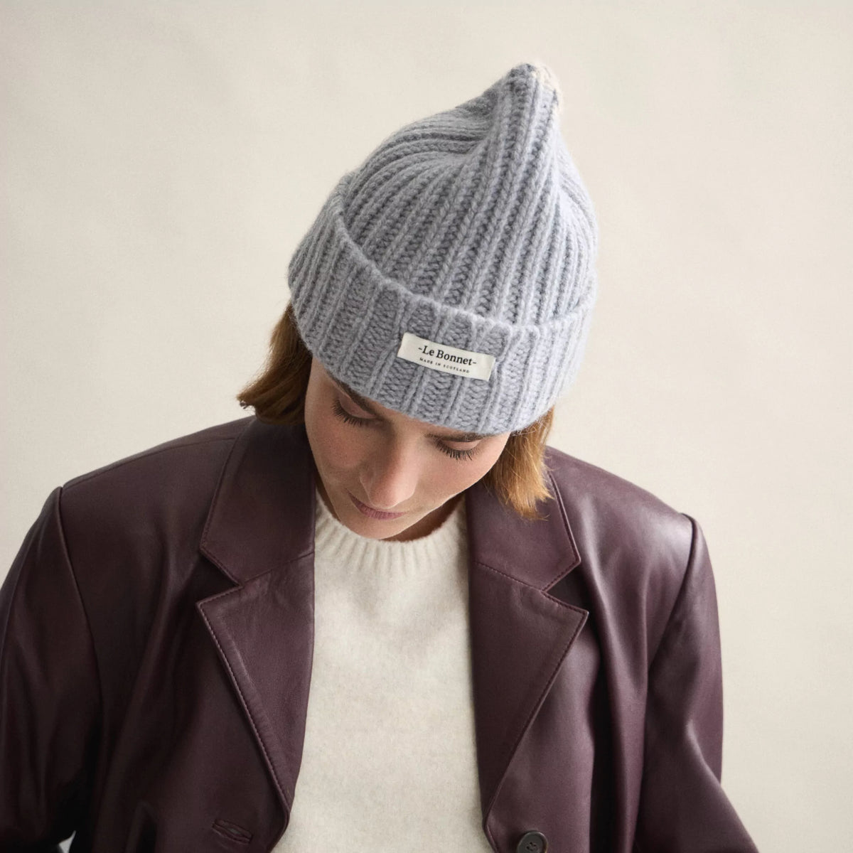 Le Bonnet Beanie Logo - Smoke