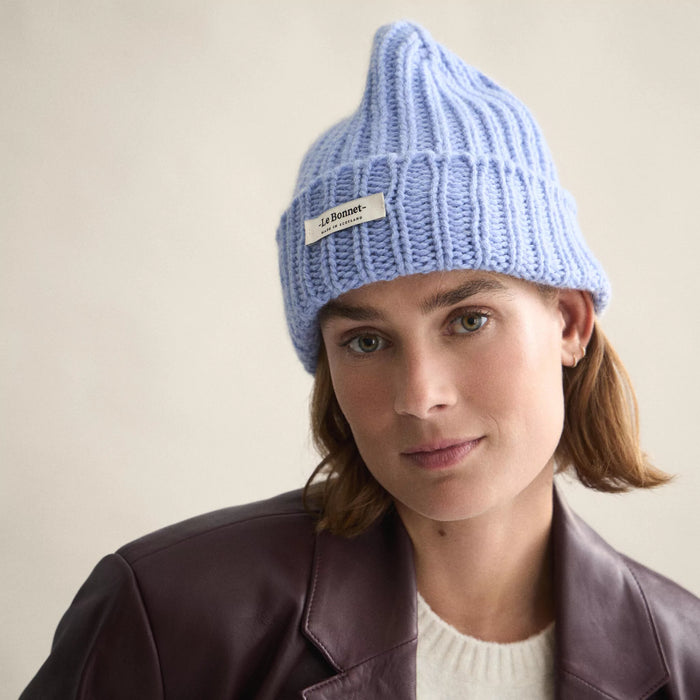 Le Bonnet Beanie Logo - Light Blue Sky
