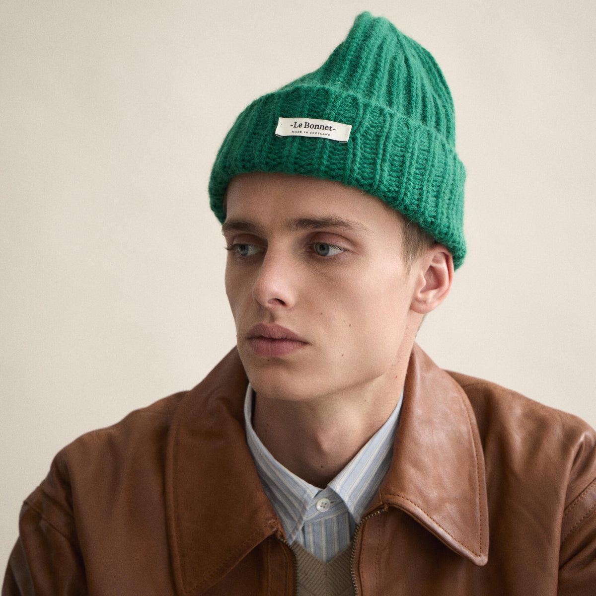 Le Bonnet Beanie Logo - Pine