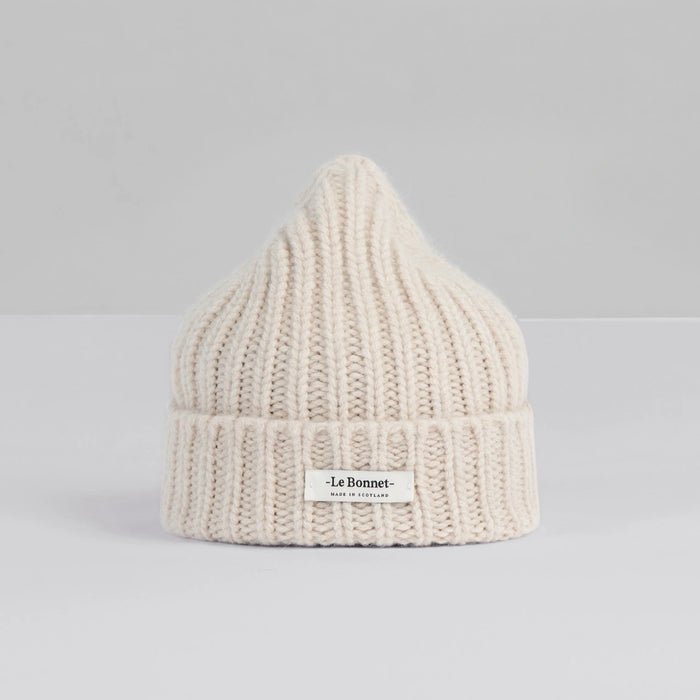 Le Bonnet Beanie Logo - Ivory