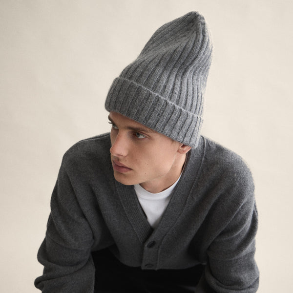 Le GRAND Beanie - Slate Grey