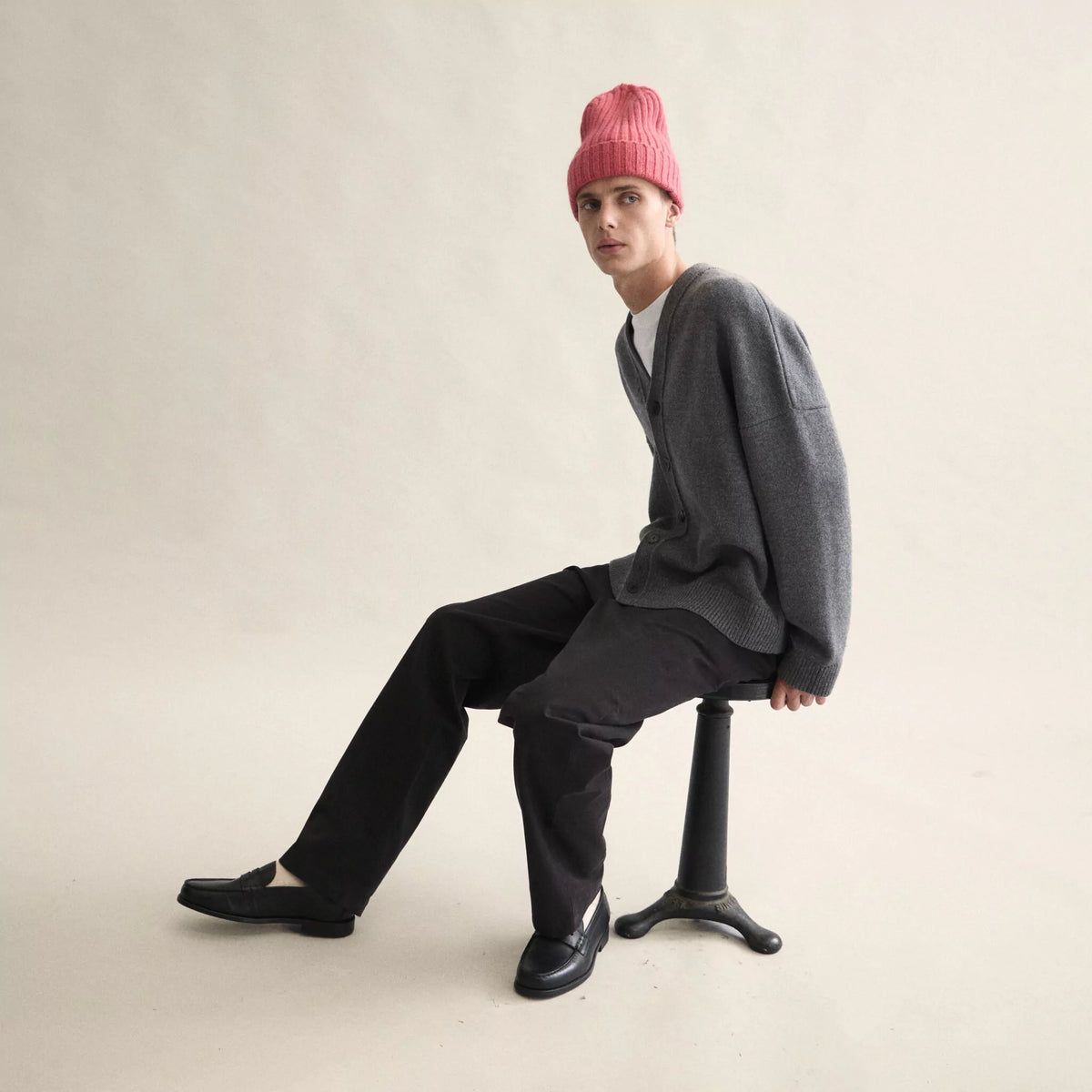 Le GRAND Beanie - Fuchsia