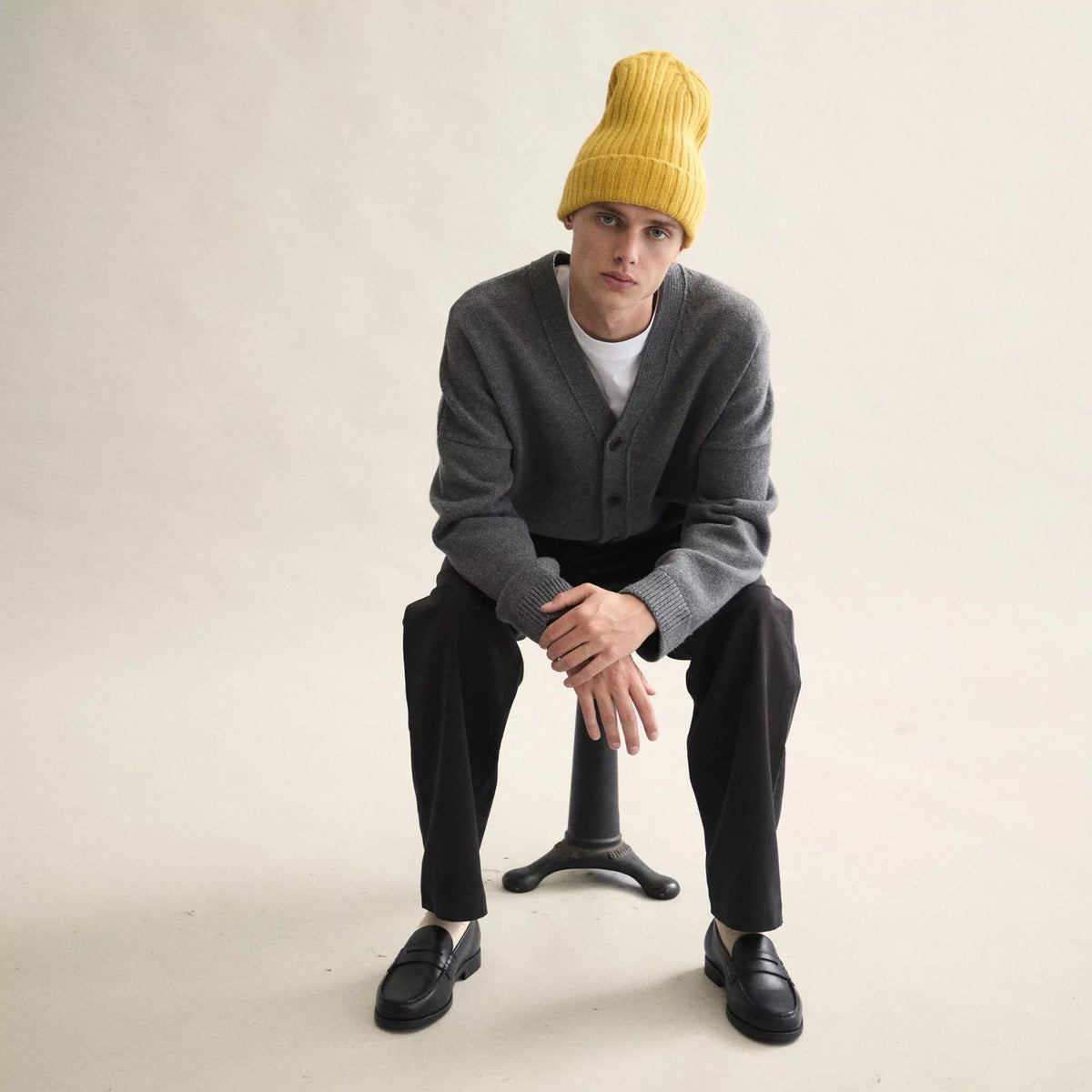 Le GRAND Beanie - Mustard
