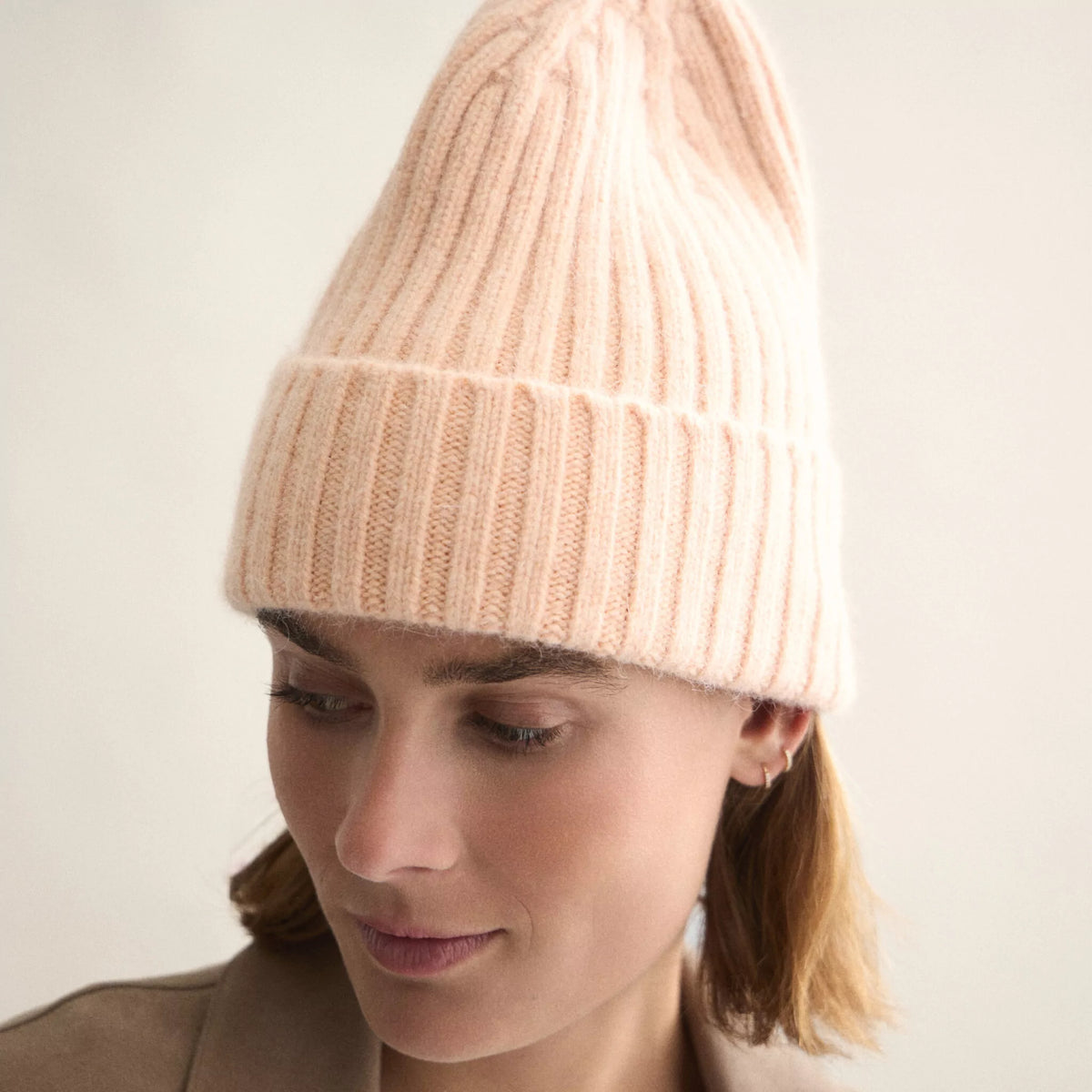 Le GRAND Beanie - Peach