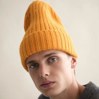 Le GRAND Beanie - Orange Peel