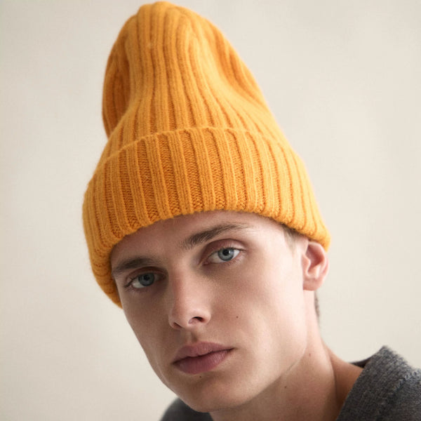 Le GRAND Beanie - Orange Peel