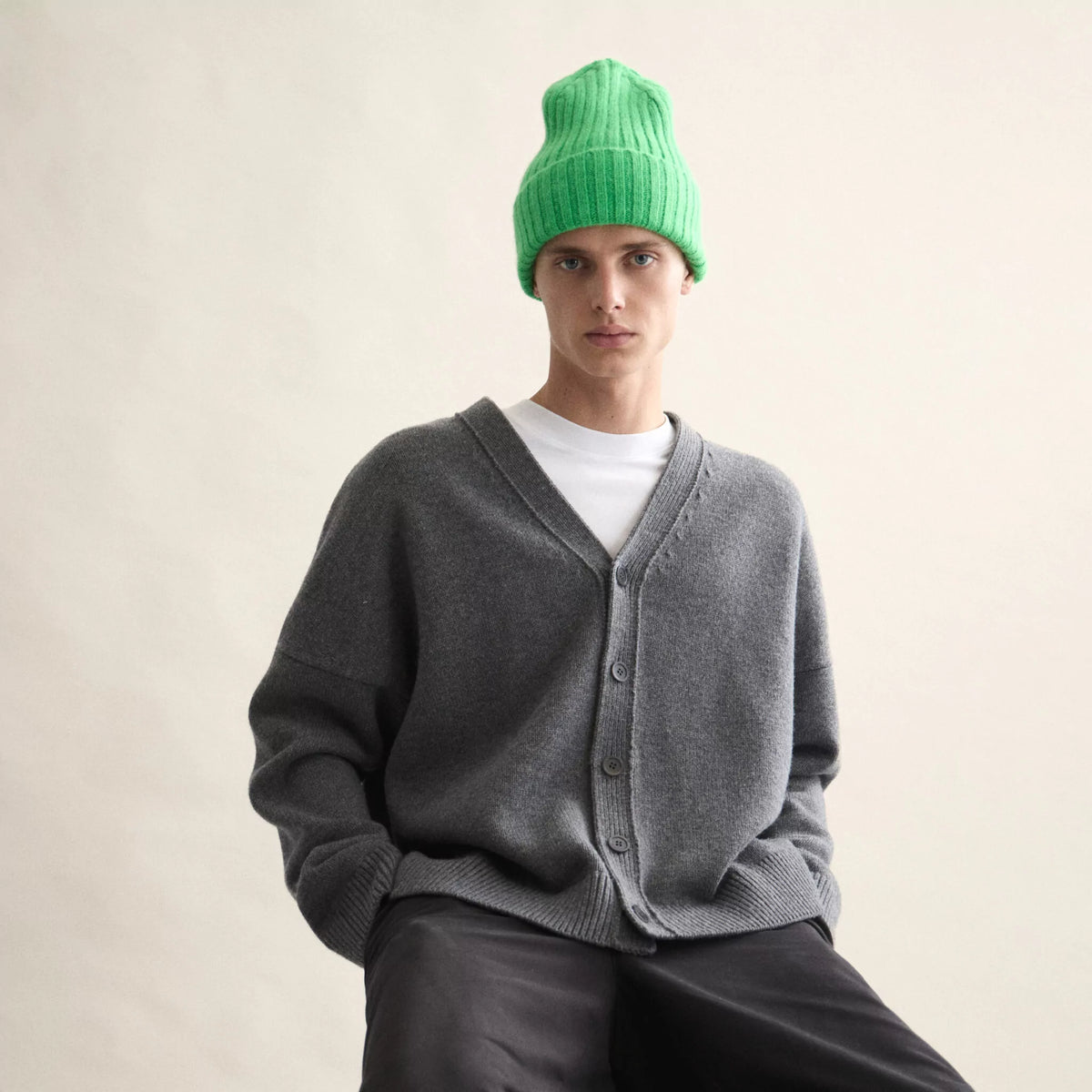 Le Grand Beanie - Neon Green