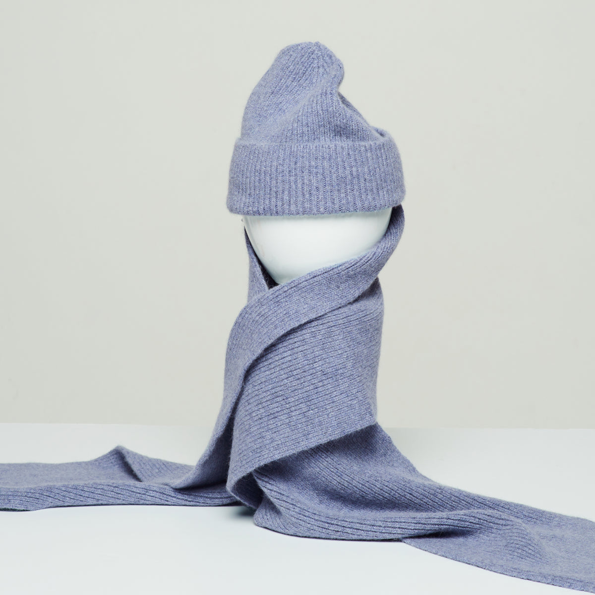 Le Bonnet Schal - Wasched Denim