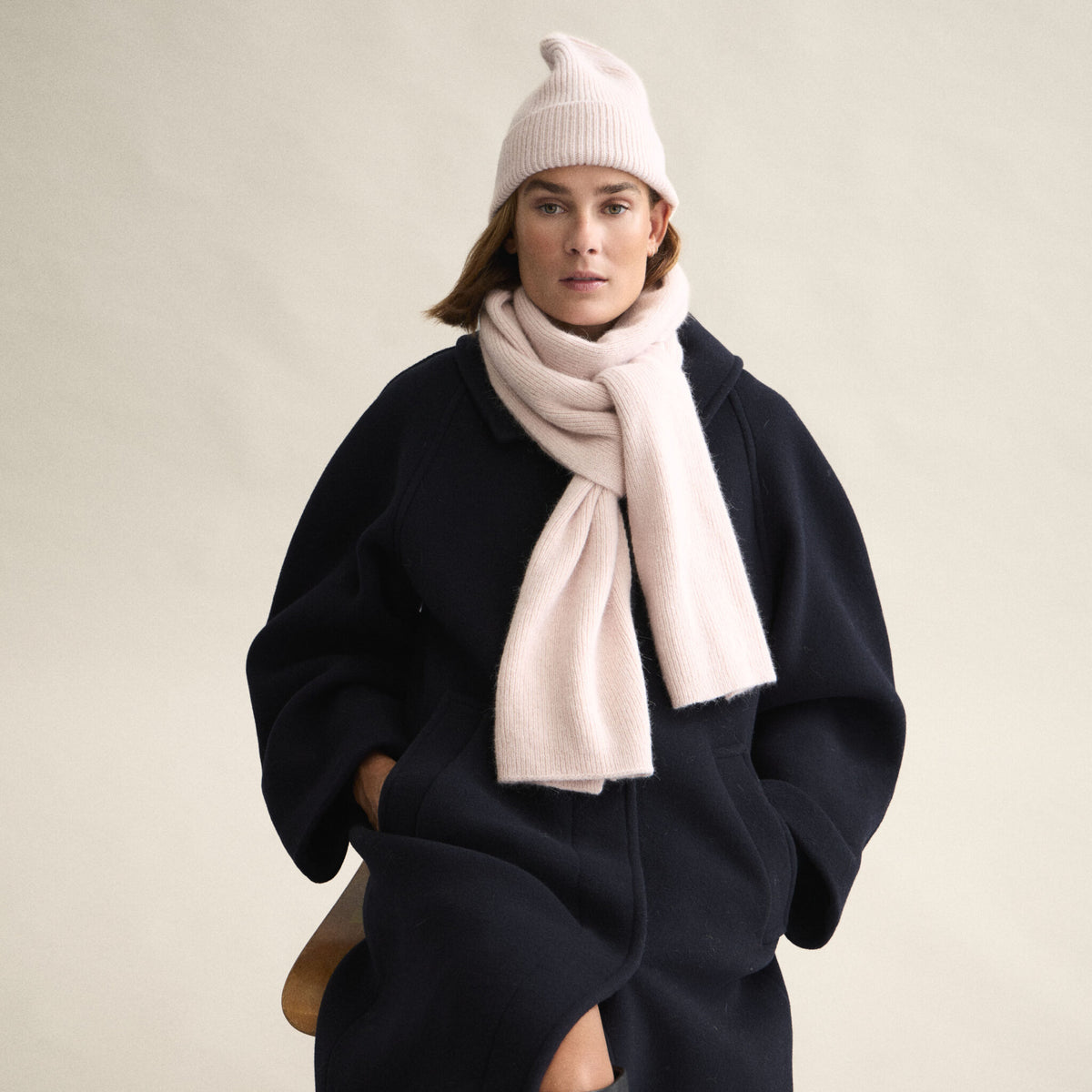 Le Bonnet Schal - Misty Rose