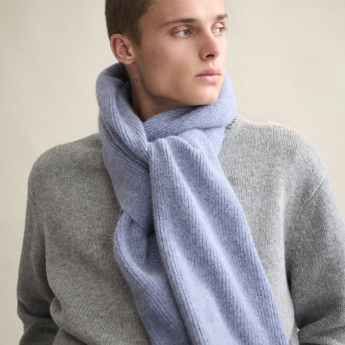 Le Bonnet Schal - Wasched Denim