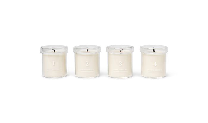 Ferm Living - Scented Adventskerzen Weiss