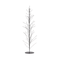Weihnachtsbaum aus Draht, Glow, Schwarz