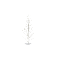 Weihnachtsbaum aus Draht,Glow, Weiß