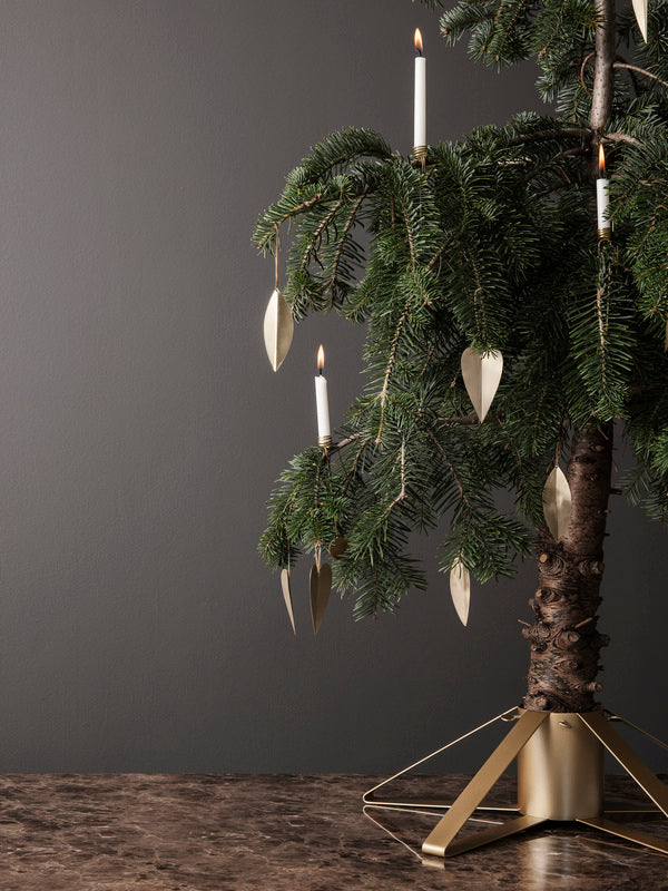 Ferm Living -Weihnachtsbaumständer Messing