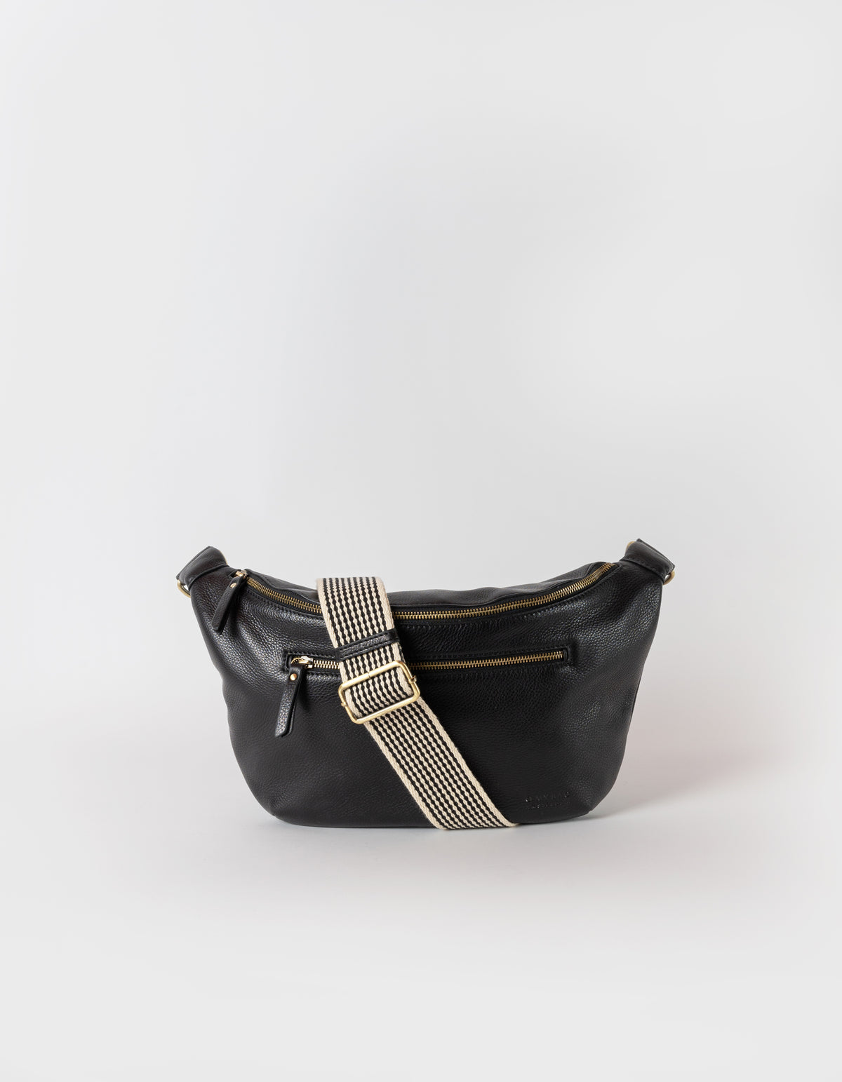 Fanny Pack Drew Bum Bag Black Leather | O my Bag